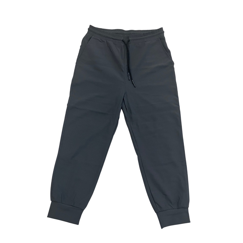 Zyia Active Peak Zipper Joggers XL Dark Charcoal Grey Athletic Pants Stretch